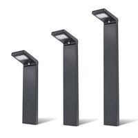 مصباح حديقة شمسي LED من الألومنيوم، إضاءة دافئة بيضاء، مقاوم للماء IP65، إضاءة للمناظر الطبيعية والممرات والحدائق الخلفية، معتمد CE، 5 واط، ضمان لمدة عامين