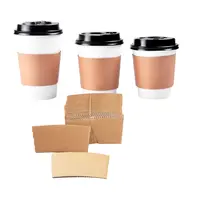 Passen Sie die Kaffeetasse hülle aus Papier mit Druck an