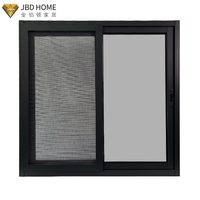 Ventanas Corredizas Horizontales de Aluminio con Marco Delgado Moderno, Vista Panorámica, Ventanas Corredizas de Aluminio con Marco Negro de Lujo