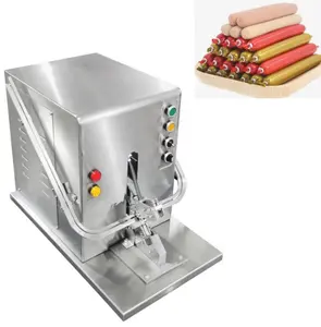 Automatic Pedal Induction Sealing Sausage Clip U clips used machine Fruit and vegetable mesh Bag Packing clipping machine