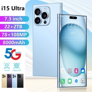 Hot-Bán Cross-Biên Giới 5G Điện Thoại Thông Minh I15 Siêu Đúng octa-Core Với 7.3 HD Màn Hình Lớn 20MP Máy Ảnh 2 + 16 GB RAM Được Xây Dựng Trong Bút - Product Image 4