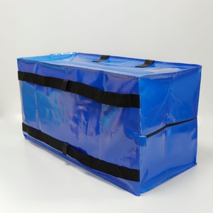 <span class=keywords><strong>Bolsa</strong></span> de Mano Extra Grande Personalizada con Cierre, <span class=keywords><strong>Bolsa</strong></span> de Almacenamiento Reutilizable, Organizador de Viaje de Tela Tejida de PP Resistente y Ecológica - Product Image 4