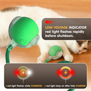 <b>Cat</b> <b>Interactive</b> Ball <b>Toys</b> Automatic Rolling Ball Faux Tail Rechargeable Smart Pet Electric Dog <b>Cat</b> Training <b>Toy</b> - Product Image 6