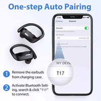 Écouteurs intra-auriculaires sans fil bluetooth V5.0, 48H, TWS, casque d'écoute HiFI stéréo, pour sport