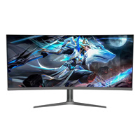37,5 Zoll 3840*1600 144Hz Großer Gebogener LCD-Computermonitor Unterstützt Multi-Screen-Funktion mit 2*HDMI 2*DP und 100*100mm VESA