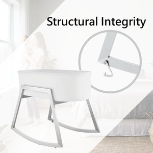 Cuna Mecedora Multifuncional de Excelente Diseño, Cuna Mecedora Deslizante para Bebé, Cuna Mecedora con Diseño Amigable con la Piel - Product Image 4