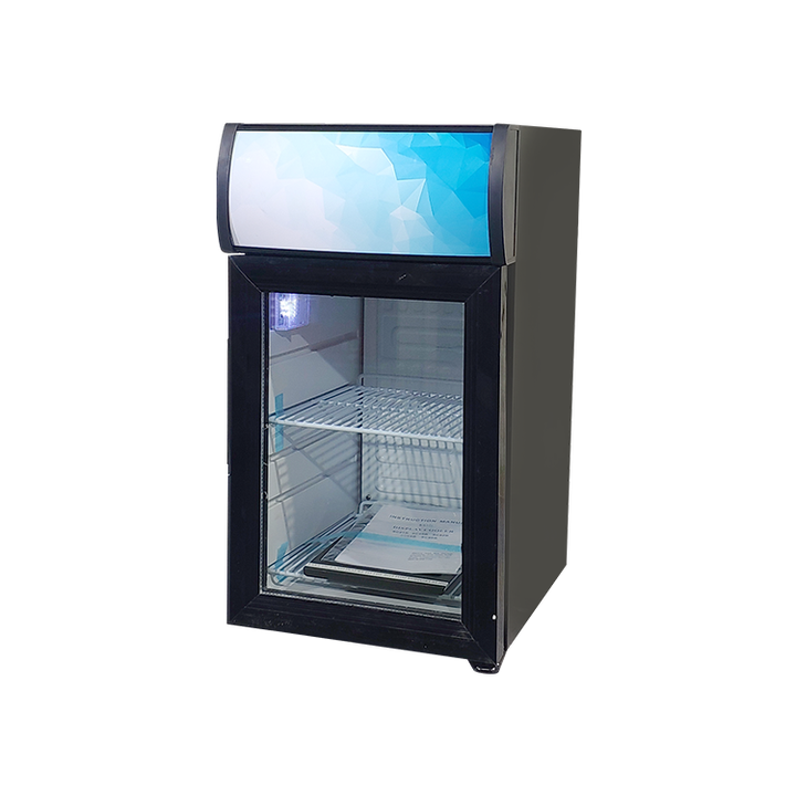 MEISDA ディスプレイクーラー ミニ飲料ディスプレイ冷蔵庫ガラスドア