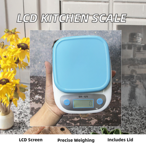 Báscula Digital de Cocina ABS con Pantalla LCD, Incluye Baterías, Mide hasta 11-15 Libras, Medidor de Peso Electrónico - Product Image 2
