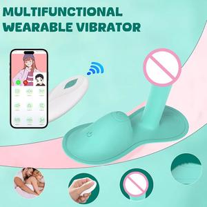 App-Gesteuerter Aufsitz-Dildo-Vibrator für Frauen zur Klitorisstimulation, Freihändiger Stoß- und Reib-Vibrator zur G-Punkt-Stimulation für die Weibliche Masturbation - Product Image 6