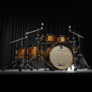 Batteria Glory Sound in Noce Nero ad Alte Prestazioni Personalizzabile con Pelli Mesh Professionali per Batteristi Esperti Prodotta in Cina - Product Image 1