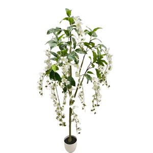Gran oferta, planta <span class=keywords><strong>en</strong></span> <span class=keywords><strong>maceta</strong></span> de <span class=keywords><strong>jazmín</strong></span> <span class=keywords><strong>en</strong></span> cascada, <span class=keywords><strong>jazmín</strong></span> Artificial, flores colgantes falsas, plantas al aire libre, decoración de primavera y verano, árbol de flores - Product Image 1