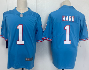 قمصان كرة القدم الأمريكية للرجال جاهزة للشحن، مصنوعة من البوليستر 100٪، مريحة وذات مقاسات كبيرة - Product Image 3