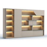 Escritorio Ejecutivo Modular Moderno de Lujo en Forma de L, de MDF Marrón, con Garantía de 3 Años, Marca ML, para Uso en el Hogar o para Directores Generales