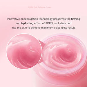 Private Label Zalm DNA PDRN Gezichtscrème Roze Collageen Capsule Hydraterende Huidverzorging Niacinamide voor oneffen huid - Product Image 4