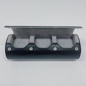 New Luxury Watch Roll Travel Box Case 3 Watches Tough Portable Luxury Box Packaging For Watch