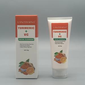 Nettoyant Visage au Curcuma et Vitamine C Naturelle – Nettoyage en Profondeur, Hydratant, Exfoliant, Purifiant les Pores, Contrôle du Sébum - Product Image 4