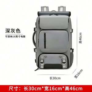 Custom Logo Unisex Sports Multiple <b>Compartments</b> Hiking <b>Backpack</b> Men Wet and Dry Separation Waterproof Laptop <b>Backpack</b> <b>With</b> USB - Product Image 2