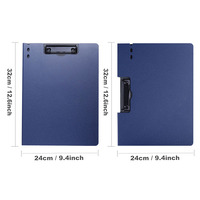 Carpeta de Archivo A4 Personalizada de PP, Suministros de Oficina para Escuelas, Regalos Empresariales, Portapapeles Clásico A4, Carpeta Plegable para Documentos con Clip Metálico