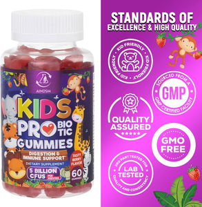 Articles les plus vendus Gummies probiotiques pour enfants Gummies probiotiques pour enfants Suppléments multivitaminés avec gummies probiotiques pour enfants - Product Image 3