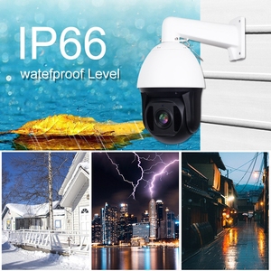 Câmera CCTV IP <span class=keywords><strong>PTZ</strong></span> Dome com Zoom Óptico de 36X, 5MP <span class=keywords><strong>CMOS</strong></span>, Áudio Bidirecional, Visão Noturna, <span class=keywords><strong>IP66</strong></span> à Prova d'Água, Detecção de Movimento em Cores - Product Image 3