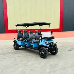 Carrito de Golf Eléctrico de 6 Plazas de Baja Velocidad, Envío Directo de Fábrica Nuen, para Atracciones Turísticas y Transporte en Zonas de Vacaciones - Product Image 3