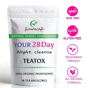 Herbal Tubuh teh detoks hijau alam Super usus besar pembersih hati detoks pelangsing Herbal produk teh Label pribadi 100% Herbal alami - Product Image 5