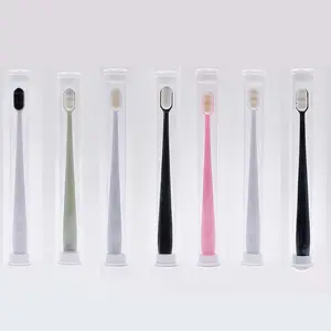 Factory Wholesale Travel Home Use Plastic Soft Bristle Tooth Brushes 10000 Bristle Adult Extra Soft Toothbrushes