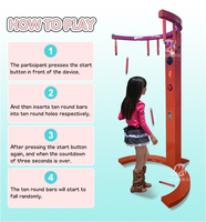 MAKER Jeux de sport Réaction rapide Coordination physique Catch Stick Jeux à pièces en métal Arcade Eyes Fast Chips Game Machine