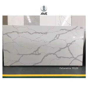 Encimera de Cuarzo Grande de Vietnam, Moderna, de Alto Brillo, Estilo Calacatta, para Tocador, Mesa - Product Image 1