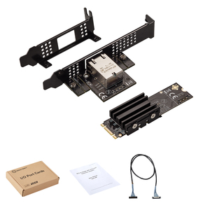 Adaptador de Red Aquantia AQC113C M.2 10Gbps con Cable Ngff PCIe Gen4 X1 2280 a Tarjeta Ethernet RJ45 para Escritorio, Alta Velocidad - Product Image 3