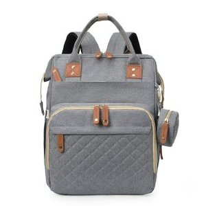 Sac à dos à langer multifonctionnel Lvteng ZWX B28 en tissu Oxford de haute qualité, durable, avec fermeture éclair, grande capacité, idéal pour les voyages - Product Image 2