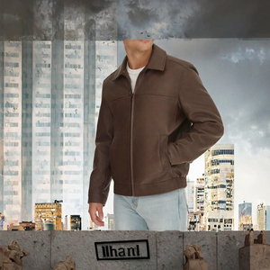 Custom Casual Winter Warm Padded <b>Pilot</b> Retro Windproof Waterproof MA1 Flight Bomber <b>Jacket</b> Stand Collar Zipper Closure for Men - Product Image 3