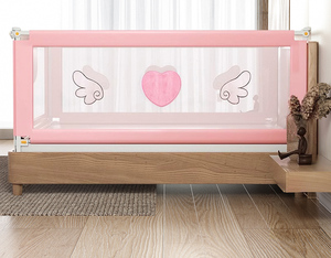 Source Factory CE Certified Foldable Portable Baby Crib Guardrail <b>Bed</b> Rail <b>Bed</b> Rail Free Installation Soft <b>Bag</b> Anti-collision - Product Image 5