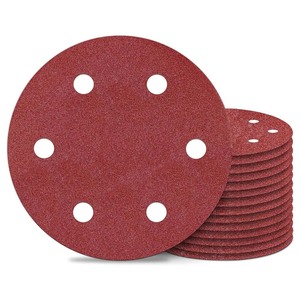 저렴한 가격 알루미늄 산화물 125mm 방습 후크 및 루프 샌딩 디스크 금속 연마를위한 8 홀 연마 - Product Image 4