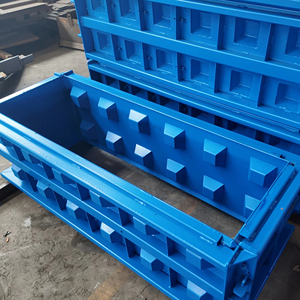 Kit de Construction de Murs de Soutènement – <span class=keywords><strong>Moule</strong></span> à Blocs de Béton en Acier Interverrouillables Façon <span class=keywords><strong>Lego</strong></span>, Économique - Product Image 1