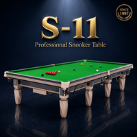 Table de billard professionnelle standard de 12 pieds en ardoise pour club et bar - Vente en gros