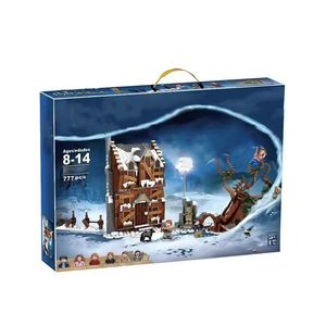 Blocs de construction personnalisables sur <span class=keywords><strong>le</strong></span> thème du monde <span class=keywords><strong>magique</strong></span>_Ensemble cadeau en vrac de château de sorcier compatible universellement, 4 maisons et figurines_Whomping Willow - Product Image 1