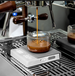 French Press Kaffee verhältnis 2KG Schwarz-Weiß Minimalist isches Design Mini-Größe LED-Bildschirm Timer Digitale Kaffee waage - Product Image 2