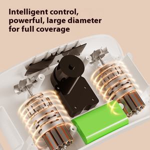 เข็มหินนวดหน้าท้องเข็มขัดกระชับสัดส่วนเครื่องสั่นไฟฟ้าให้ความร้อนอัตโนมัติเครื่องนวดหน้าท้อง - Product Image 5