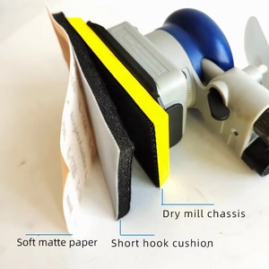 75x100mm çift kartal pnömatik kuru değirmeni zımpara değirmeni kare araba macun değirmeni - Product Image 6