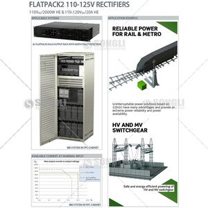 وحدة مقوم طاقة الاتصالات Eltek Flatpack2 بقوة 3000 واط، 110-120 فولت، 20 أمبير، طراز 241115.805 و241119.805 - Product Image 4