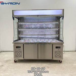 Byron Malatang Bar para restaurante Malatang Display Refrigerador <span class=keywords><strong>Vitrinas</strong></span> refrigeradas usadas - Product Image 2