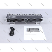 Égaliseur graphique audio stéréo 15 bandes FBQ1502HD avec système de détection de rétroaction FBQ et filtre de fréquence pour spectacles sur scène
