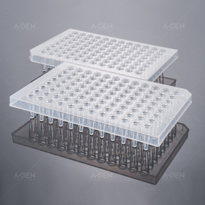 Tube PCR de laboratoire de biotechnologie en gros, compatible avec la plaque PCR semi-encadrée à <span class=keywords><strong>96</strong></span> puits <span class=keywords><strong>SBS</strong></span>/ANSI, consommable de laboratoire - Product Image 5