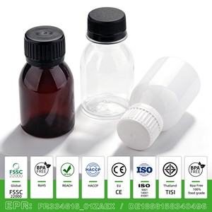 Botellas <span class=keywords><strong>de</strong></span> Plástico PET <span class=keywords><strong>de</strong></span> Grado Alimenticio <span class=keywords><strong>de</strong></span> 2oz 60ml, Pequeñas y Vacías, <span class=keywords><strong>para</strong></span> Shots <span class=keywords><strong>de</strong></span> <span class=keywords><strong>Jengibre</strong></span> Energéticos, Suplementos, Jarra <span class=keywords><strong>de</strong></span> Plástico y Envase <span class=keywords><strong>para</strong></span> <span class=keywords><strong>Jarabe</strong></span> <span class=keywords><strong>para</strong></span> <span class=keywords><strong>la</strong></span> <span class=keywords><strong>Tos</strong></span> - Product Image 5
