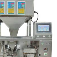 Automatische Stand-up Pouch Zipper Zak Voorgemaakte Zak Graan Koffieboon Zaad Granulaat 3-kops Doypack Vul- en Sluitmachine