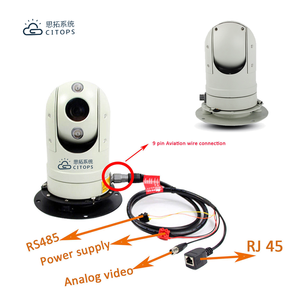 Citops mới tự động theo dõi IP66 không thấm nước xe <span class=keywords><strong>PTZ</strong></span> máy ảnh 2MP 360 độ xoay 26x 33X Zoom xe gắn <span class=keywords><strong>PTZ</strong></span> máy ảnh - Product Image 4