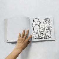 Impression de livre de coloriage personnalisé OEM, couverture souple, reliure parfaite, impression offset, fabricant