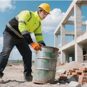 Jaket Reflektif Hi-Vi Sesuai Standar EN ISO & ANSI: Tahan Air, Tahan Angin, Hangat, dan Aman untuk Lokasi Konstruksi Industri & Luar Ruangan - Product Image 5