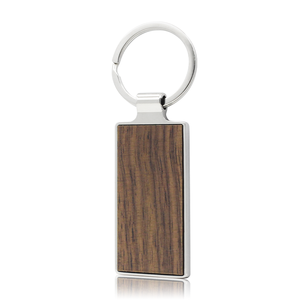 Promotional Gift Eco-Friendly Waterproof Durable Portable Wooden Key Letterpress Printing Logo Business Gift Customized Wood